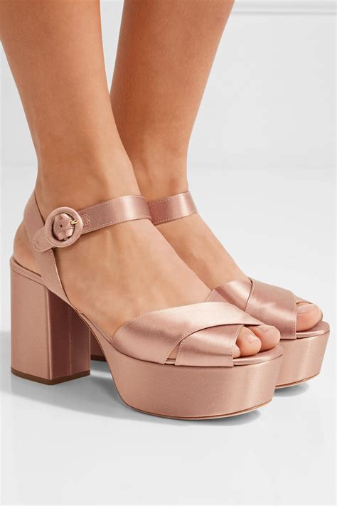 prada pink platform